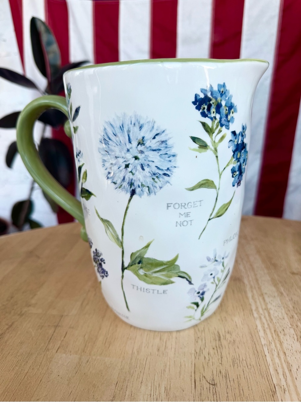 Charming Susan Winget Water Pitcher/Vase